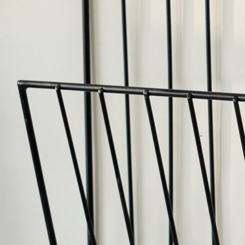 Metal Wall Files Folder Iron Wire Door Hanging Organizers Book Newspaper Storage Rack  For Home