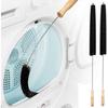 Ventilation Brush for Dryers, Washing Machines, Pipes, Drains, Dirt, Dust, Cleaning Corners, Unclogging, Fire Prevention, Long, Suitable for Drying, R