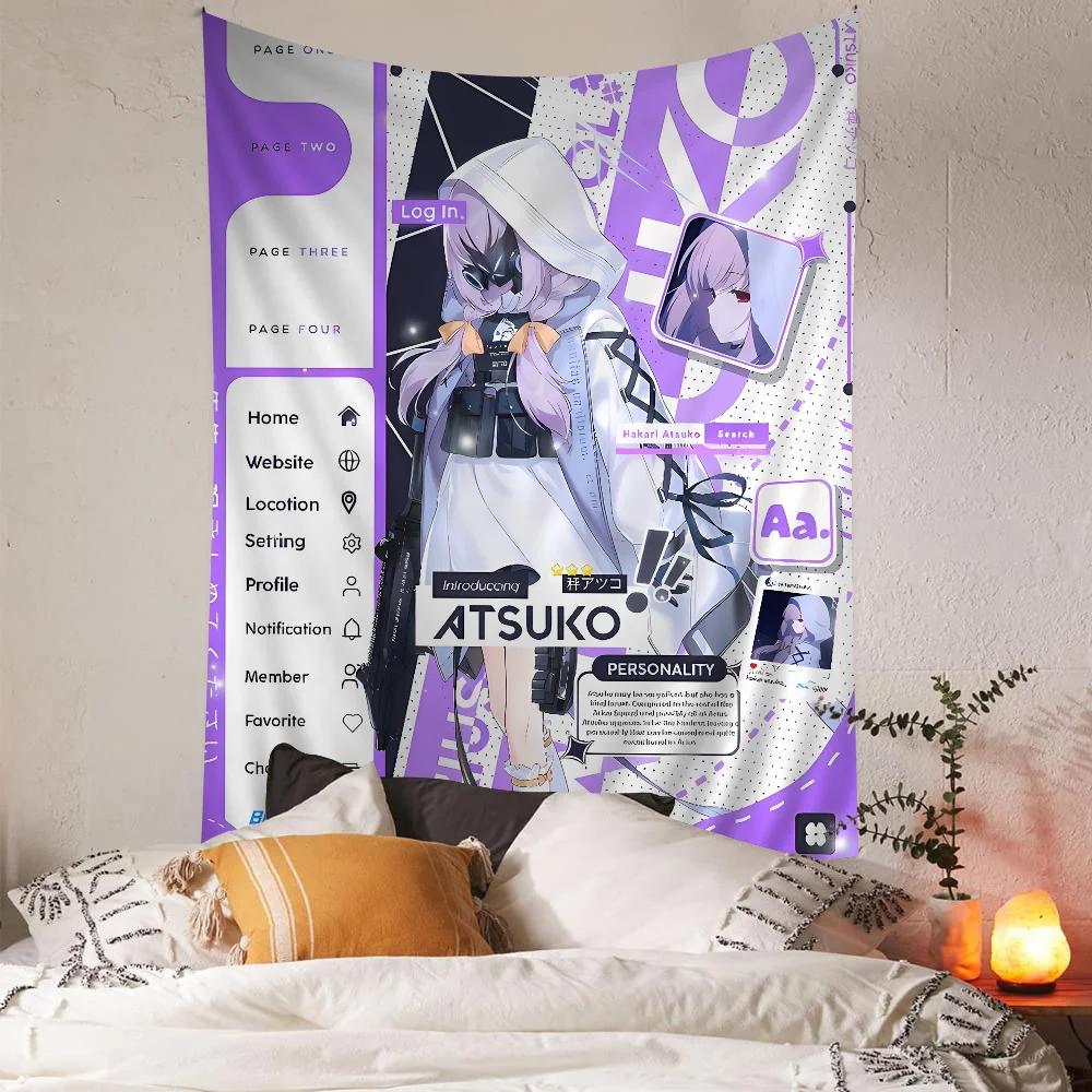 

Blue Archive Tapestry Art Printing Art Science Fiction Room Home Decor Wall Art Decor 74x94cm(29x37in)