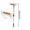 Pizza Oven Brush With Scraper Barbecue Brush For Outdoor Grill Washable Barbecue Grill Cleaning Tool For Home Commercial