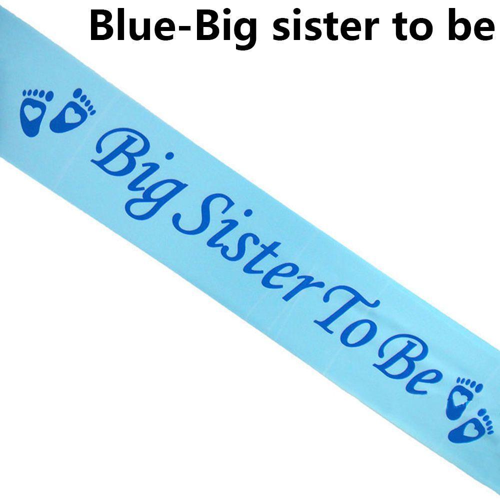 Birthday Decor Mommy To Be Newborn Party Decoration Rose Gold Blue Pink  Footprint  Shower Sash Boy Girl Mom Favor Gift