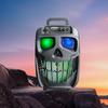 Skull Wireless Portable Speaker Bluetooth-Compatible 5.0 Karaoke Machine Speaker Karaoke PA System for Travel Indoor and Outdoor