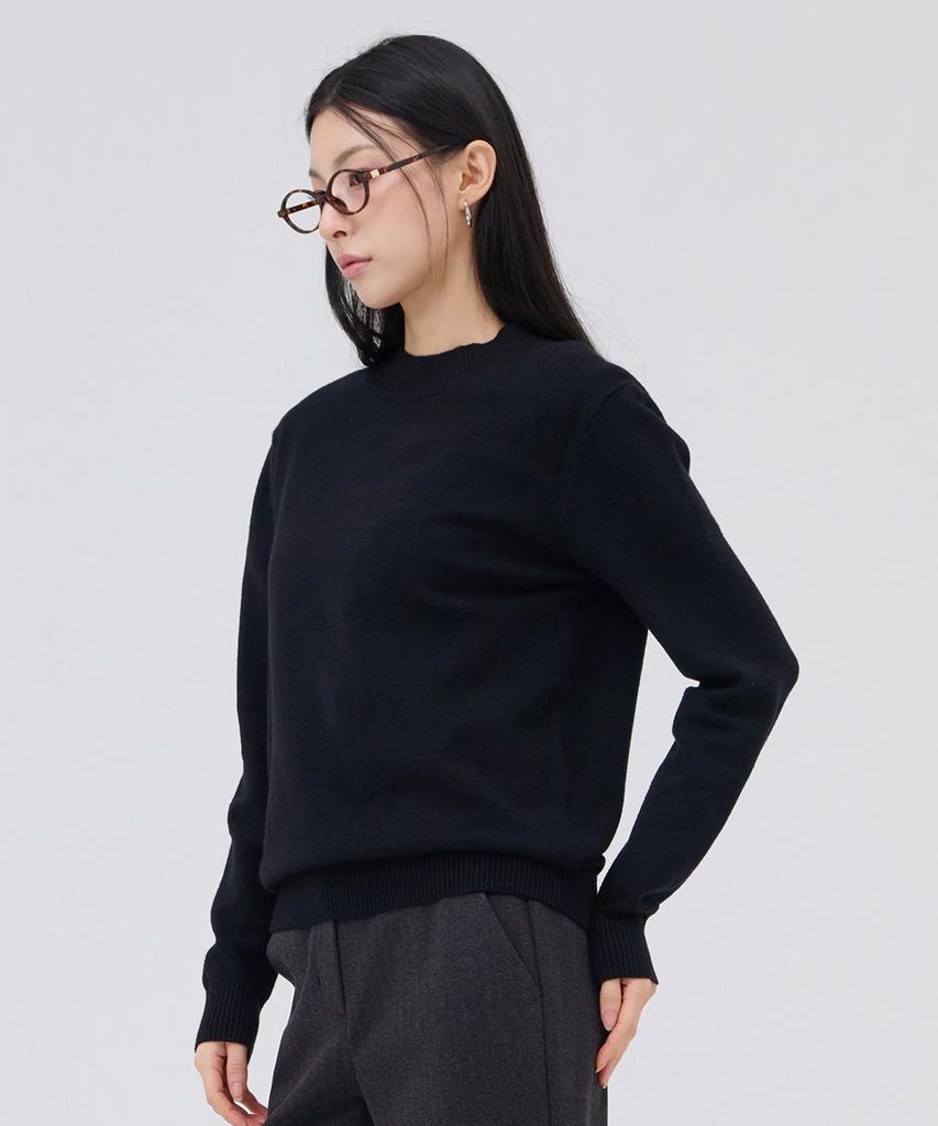 CHASECULT Women'S Mock Turtleneck Sweater - Black