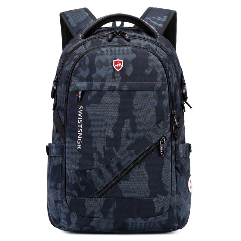 New Waterproof Man Backpack Fit 17Inch Laptop Usb Charging Backpack Women Oxford Travel Male Bag Vintage School Bag Mochila