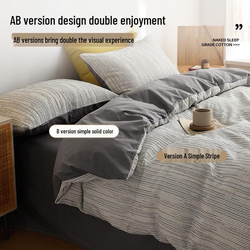 2025 Luxuriöse Winterbettwäsche aus reiner Baumwolle - Bettbezug & Bettlaken (4-teilig)
