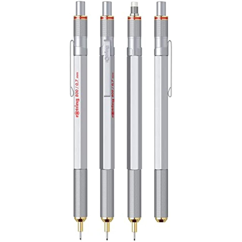 Rottling Mechanical Pencil 800 0.7mm Silver 1904448 Officially Imported