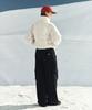 Seteo Cargo Wide Sweatpants Black