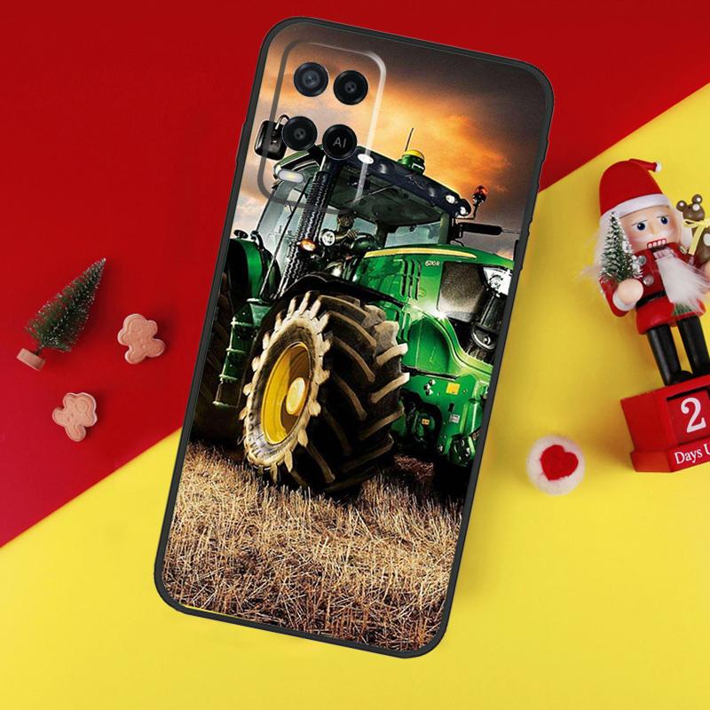 Farm Vehicle Tractor For OPPO A53 A5 A9 A38 A78 A58 A79 A15 A17 A57 A77 A16 A76 A96 A52 A72 A94 A74 A54S Case