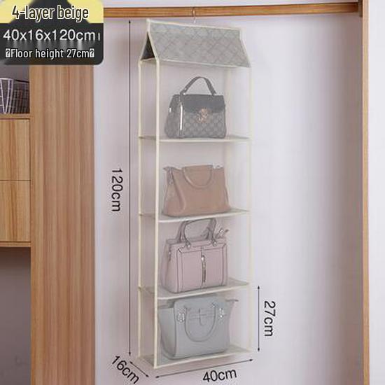 Wiszący materiałowy organizer do szafy - Pyłoszczelny wieszak do przechowywania