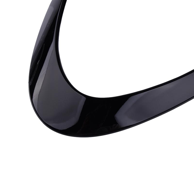 51139801574 Krycí kroužek pravého světlometu vozu, ozdobný rámeček, vhodný pro MINI Cooper R60 Countryman 2011-2016, lesklý černý plast