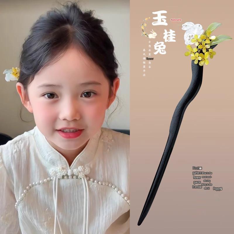 Neue Haarnadeln für Damen & Kinder 2025: Elegante Hanfu Hochsteckfrisur Accessoires im alten chinesischen Stil