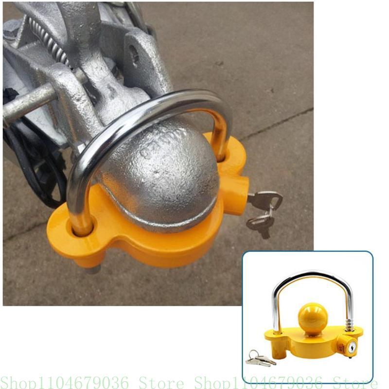 Adjustable Trailer Hitch Lock Coupler Ball Tow Lock RV Anti-theft Lock Hardware Trailer RV Equipment