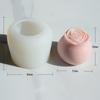 3D Rose Flower Candle Silicone Mold Aromatherapy Candle Making Handmade Soap Plaster Molds DIY Craft Home Decorations