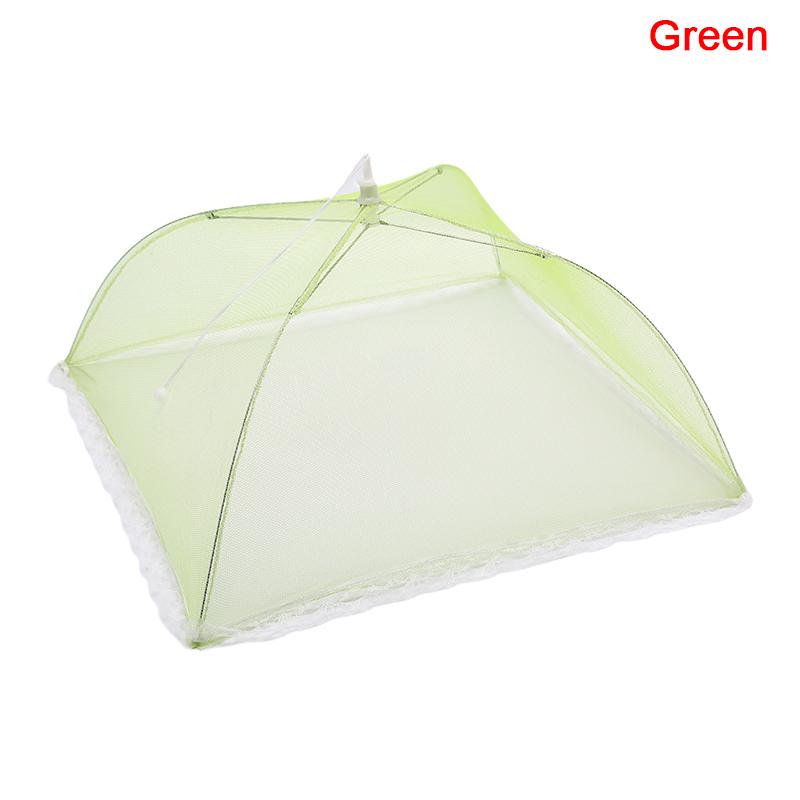 Mesh Screen Protect Food Cover Folding Net Umbrella Kitchen Picnic Food Cover