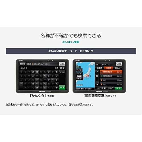 Panasonic 5-inch portable navigation Gorilla CN-G540D Nationwide city map recording/One Seg/24V car compatible/High precision positioning system