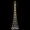 LED Christmas Tree with 290 Warm White LEDs 250 cm Metal