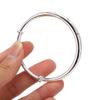 30g Kupfernickel Armband Verstellter Modeschmuck Graviertes Damen Rundarmband für Damen