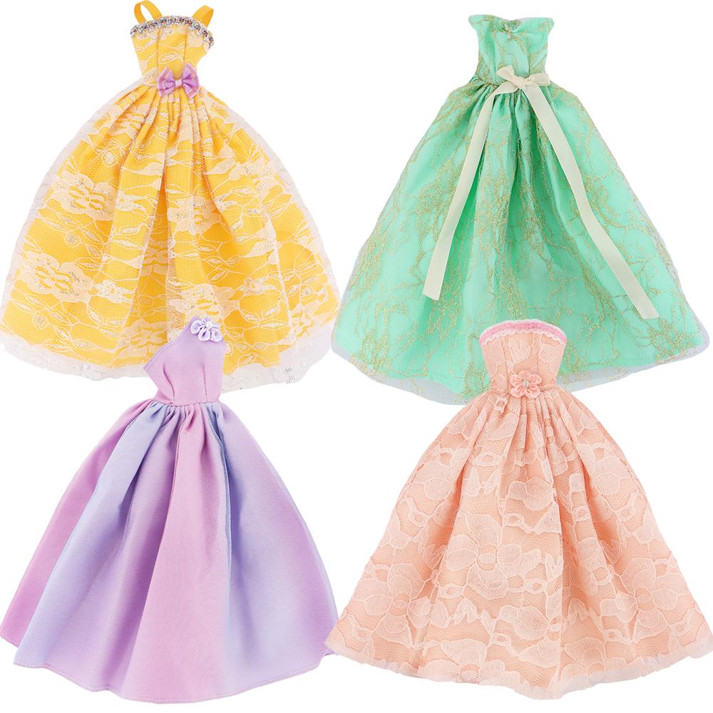 Fashion Doll Dress for 30cm Doll Wedding Party Wear Clothes Gown 11.5'' Girl Doll Accessories Kid Toy Gift