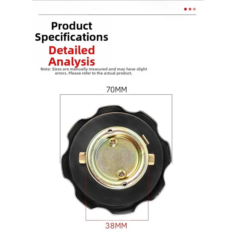 Aluminum Alloy Lock Motorcycle Fuel Cap Fuel System Replacement Wear Resistant Easy Installation Metal Construction