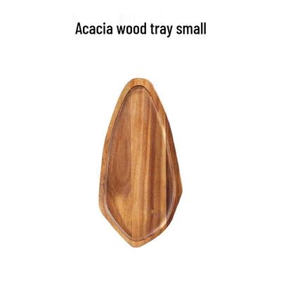 Acacia Wood Irregular Serving Tray