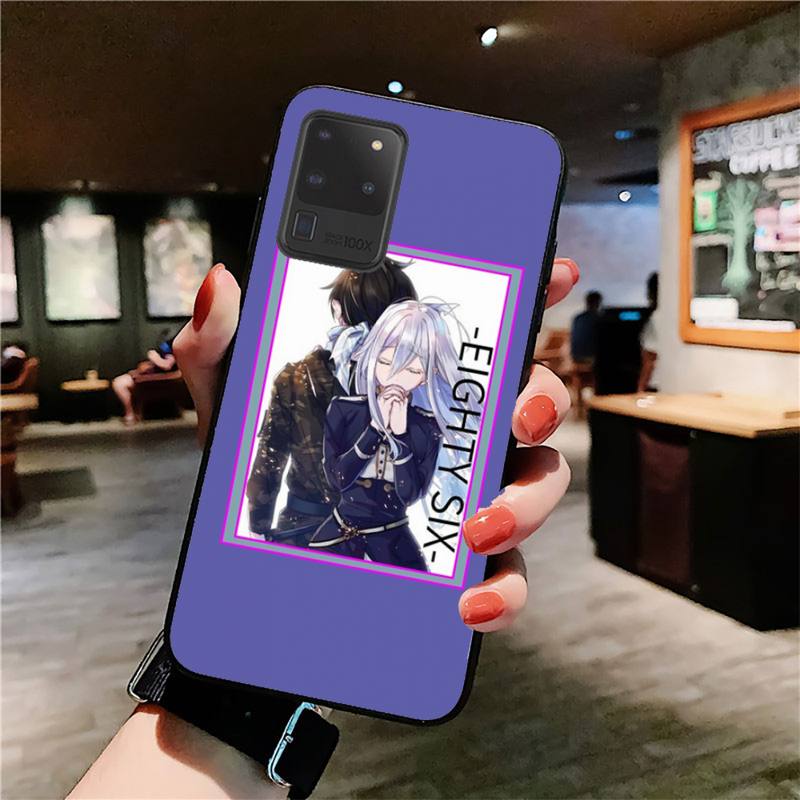 Yinuoda 86 Eighty Six Anime Phone Case for Samsung S10 21 20 9 8 plus lite S20 UlTRA 7edge