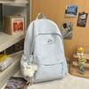 Schoolbag Korean version junior high school student college student backpack women's casual simple schoolbag fashionable large capacity high value 