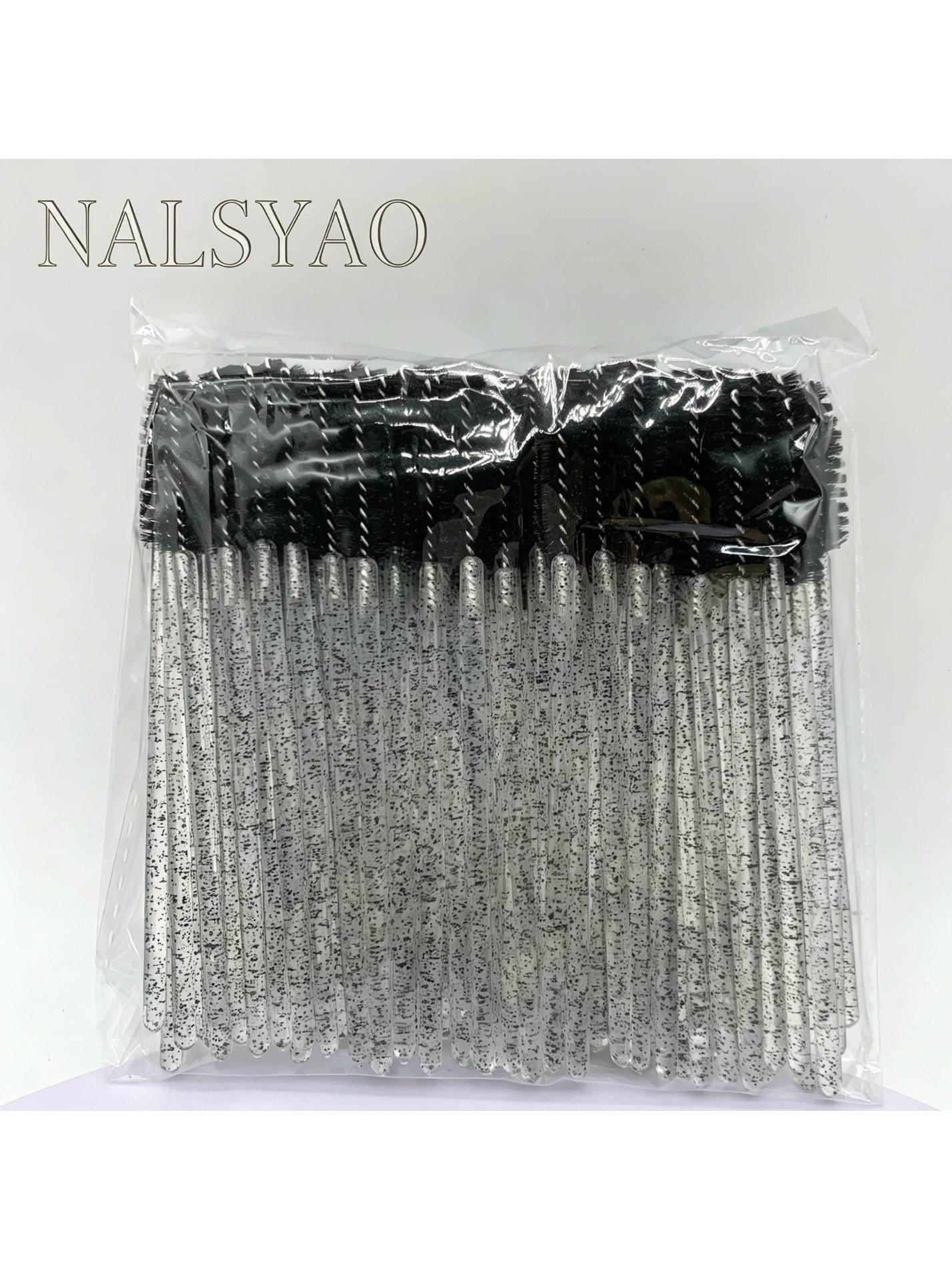Makeup Professional Makeup Beauty Tool Disposable Crystal Eyelashes Brush Comb 50Pcs Eye Lashes Extension Mascara Wands