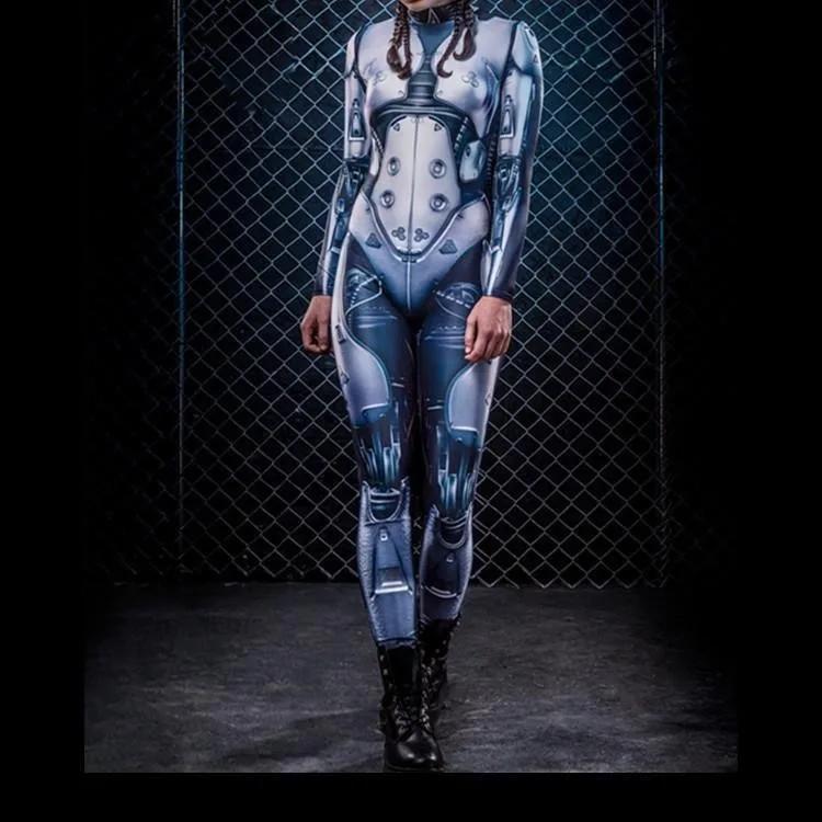 3D Digital Printing Stage Costumes for Adults Halloween Event Carnival Themed Party Cosplay Costume Role-playing Game Jumpsuit