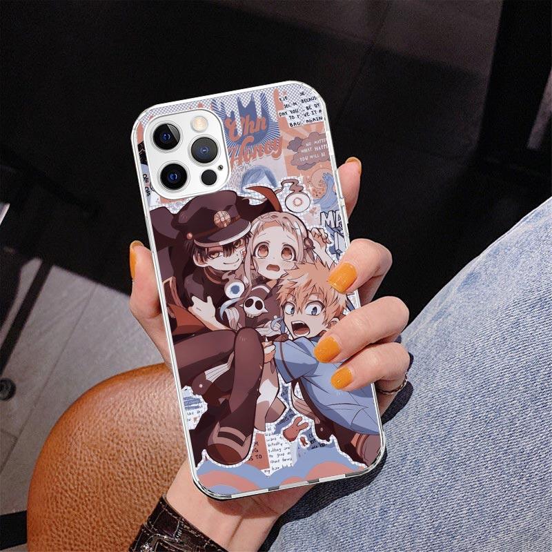 Anime Toilet Bound Hanako Kun Phone Case For iPhone 17 Air 16 Pro Max 16E 15 + 14 Plus 11 12 13 Mini 7 8 SE Gift Print Cover Fun
