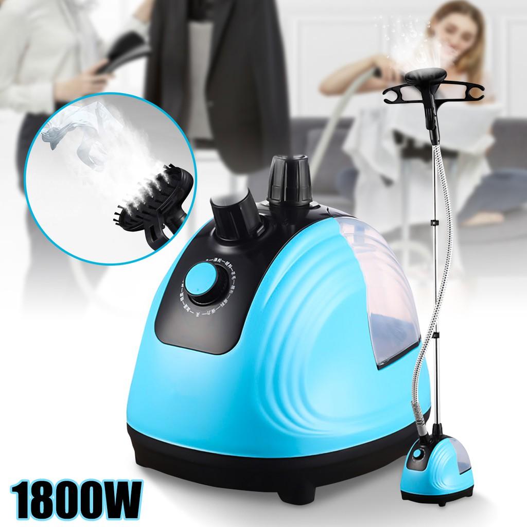 Adjustable HandHeld Garment Steamer 220V Portable Clothes Iron Steamer Garment Hanging Ironing Machine with Water Tank 1800W