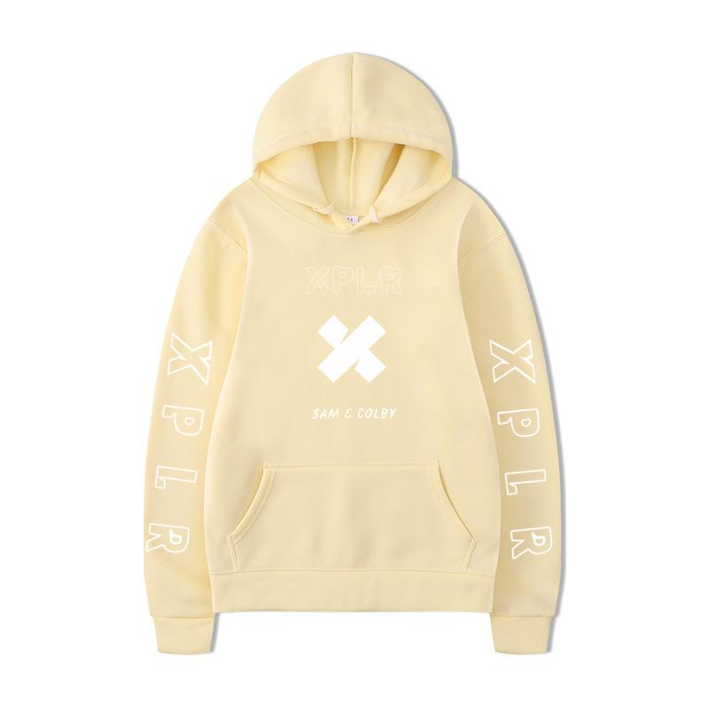 Autumn Winter Sam and Colby Printed Men's Hoodie Brand Hoody Clothes Vintage Fashion Casual Unisex Long Sleeve Pullovers
