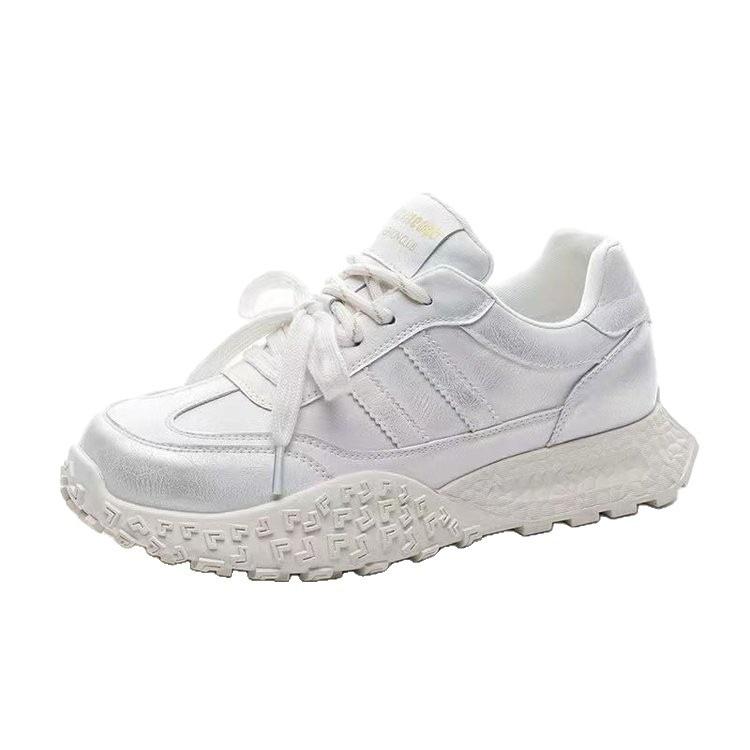 Popular Platform Dad Shoes Women's 2025 New Autumn Fashion Versatile Light Height Increase Small Casual Sports Shoes