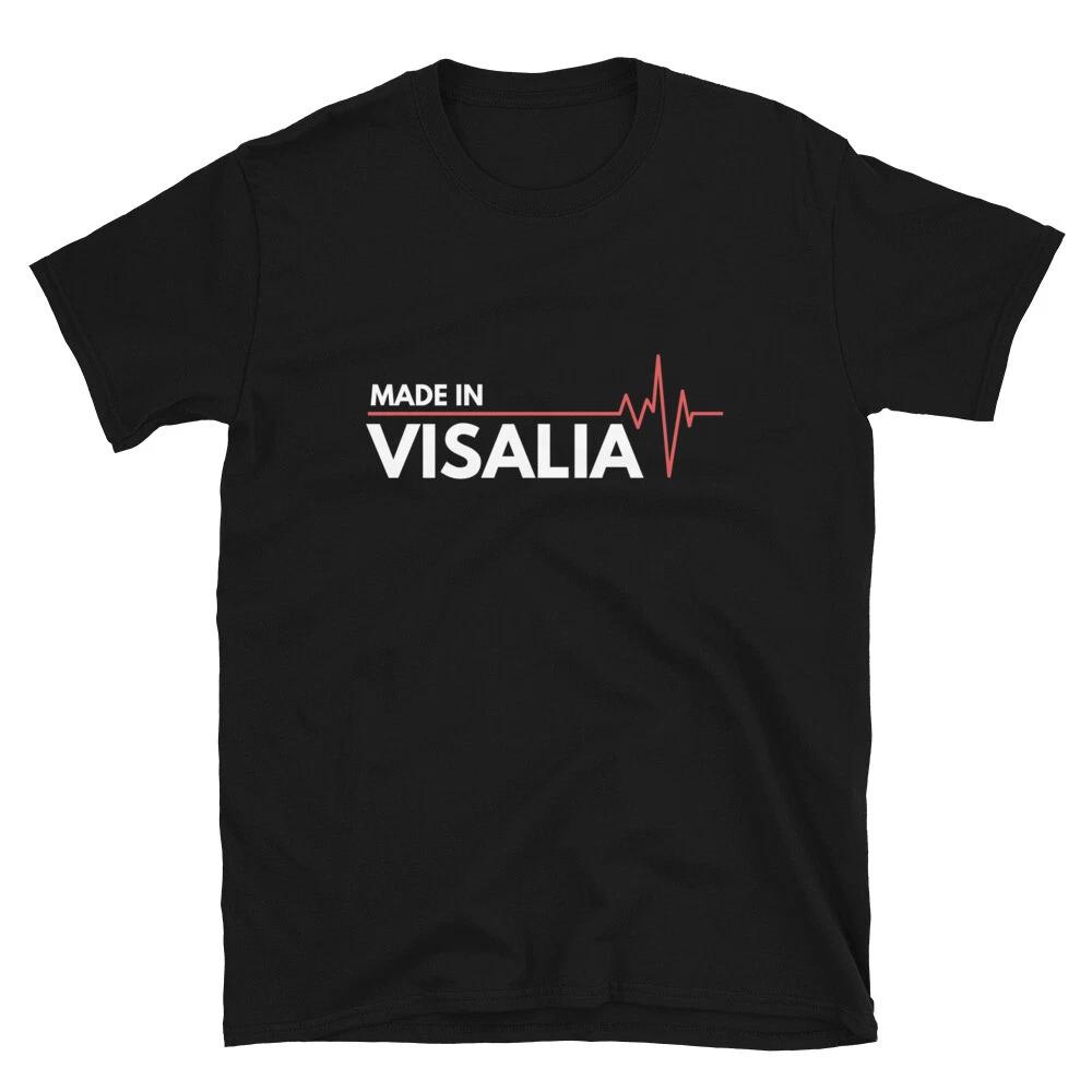 Made In Visalia California City Of Birth Classic Fit T-Shirt L