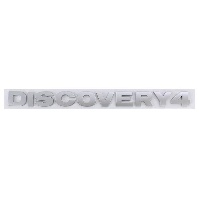 

3D ABS Discovery4 логотип с буквами, задний багажник автомобиля, багажник, задняя дверь, эмблема, наклейка для L/и R/over D/iscovery 4, аксессуары серебряный