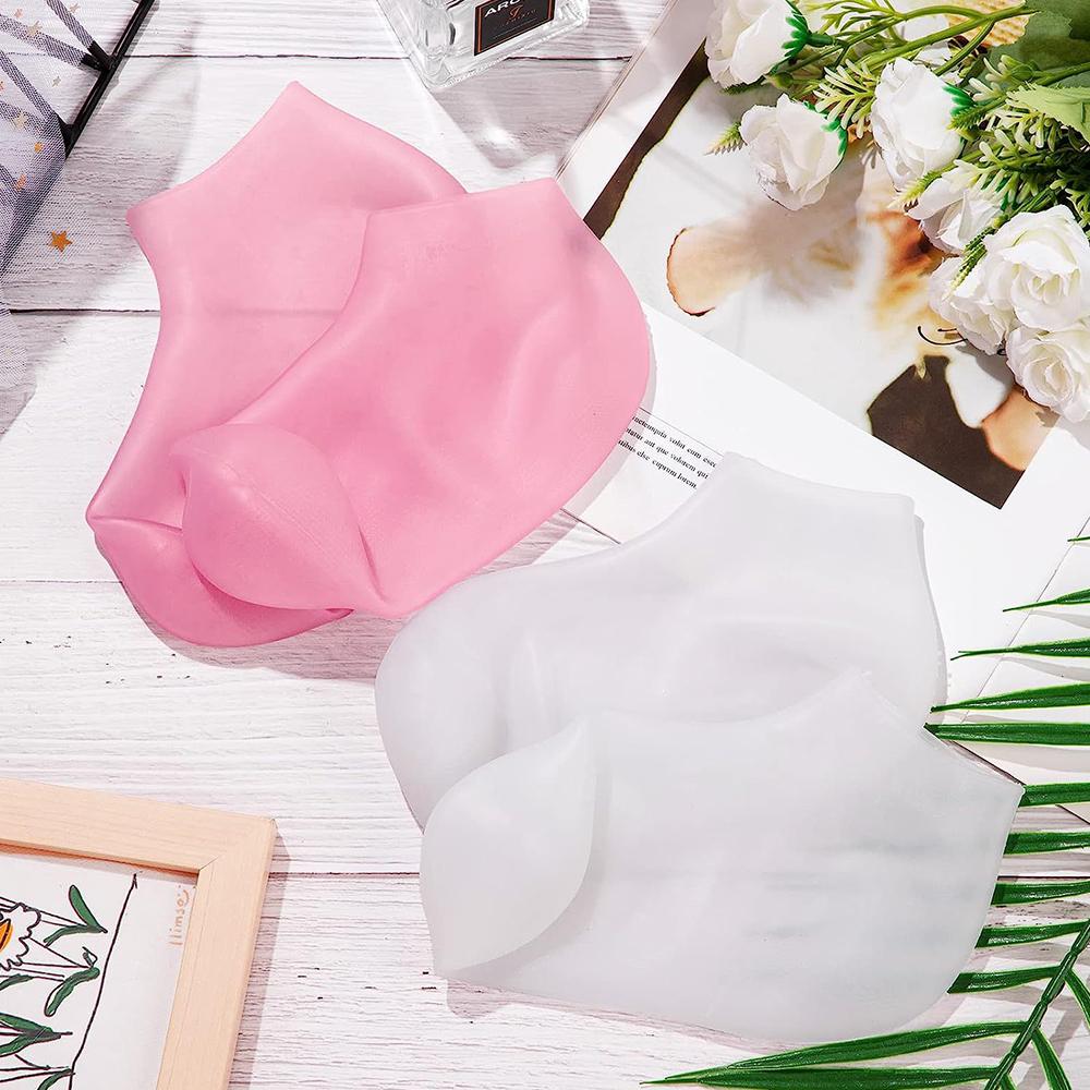 3 Pairs Silicone Socks for Women for Repairing Dry Feet, Cracked Heels