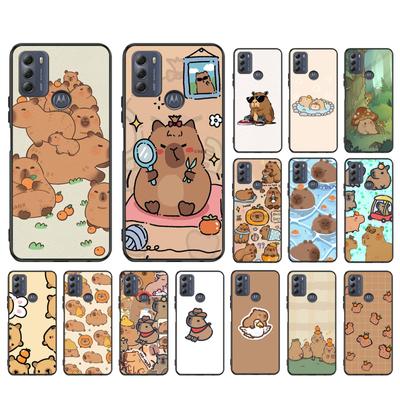 Funda de teléfono con diseño de carpincho para Moto G84, G23, G24, G31, G32, G41, G51, G52, G53, G54, G71, G82, G42, G62, G200, G Play y G Stylus