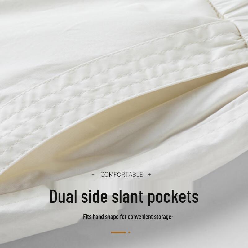 XueZhongFei Women's Warm Cuffed Down Pants