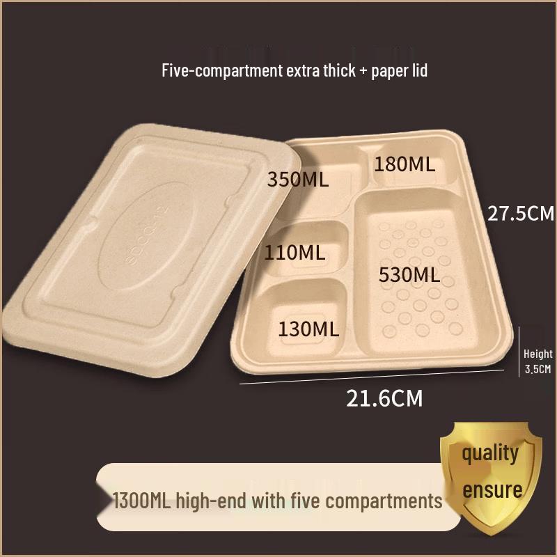 Disposable Pulp Meal Box