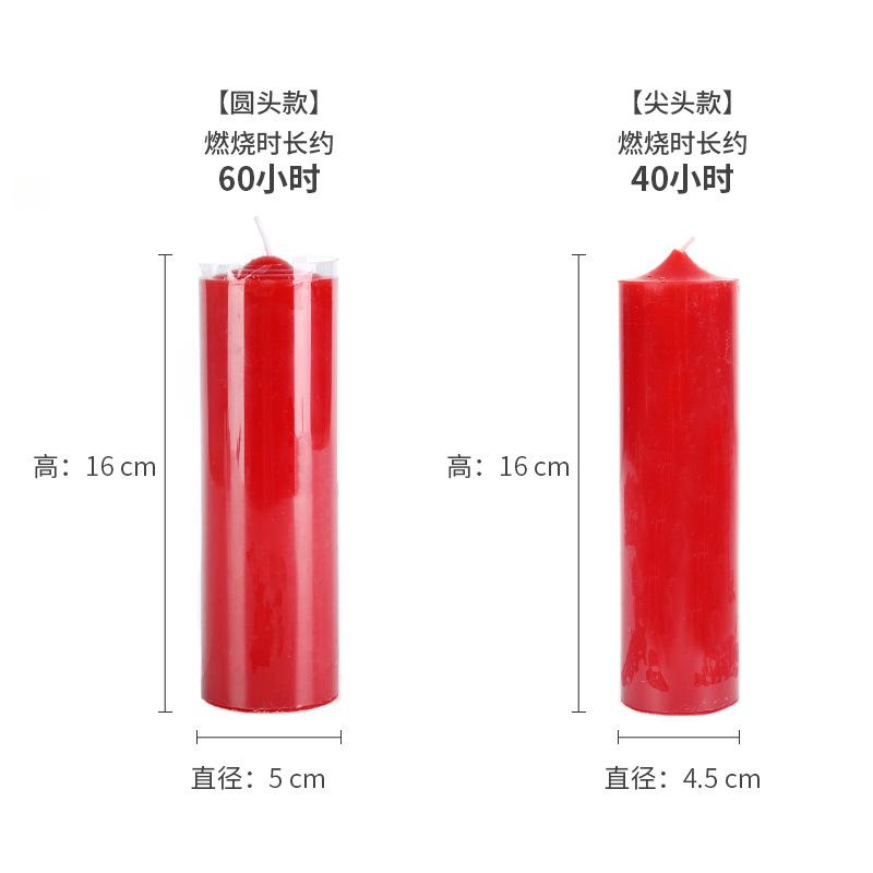 Large Extra-Thick Candle for Home Emergency Lighting During Power Outages Smokeless, Odorless, Long-Burning, Extra-Thick Candle
