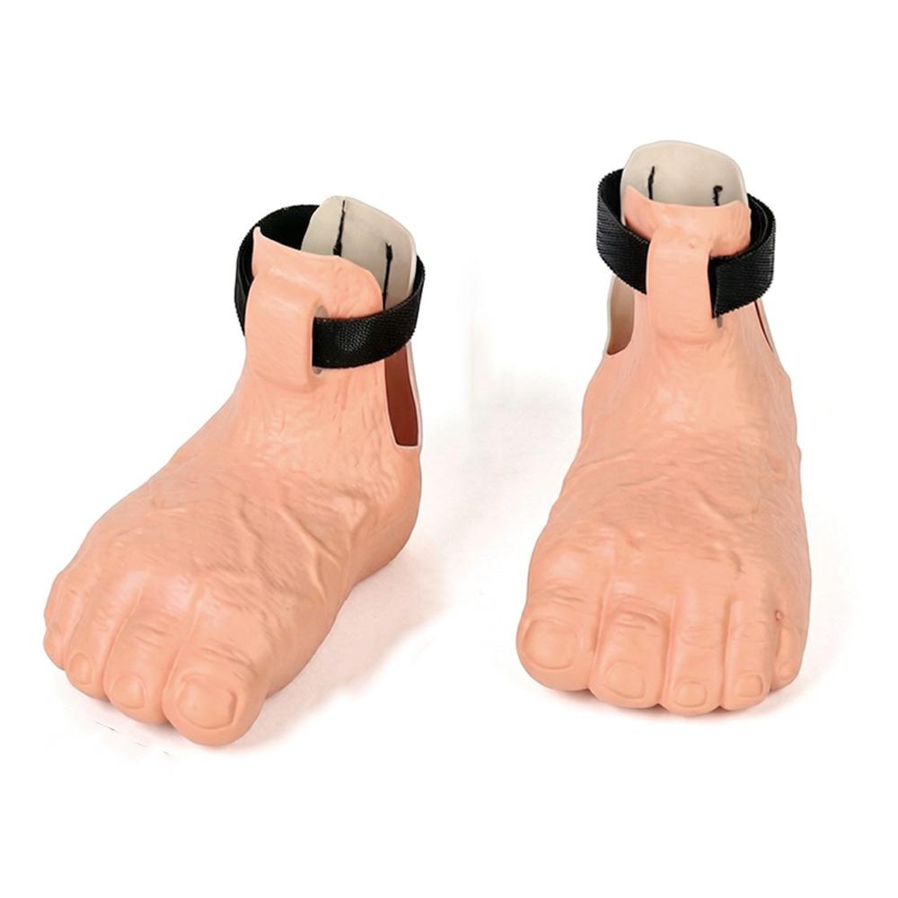 

2PCS Funny Novelty Dog Boots Anti-slip Outdoor Rain Boots Paw Protector for Outdoor Rainy Days S рожевий/тілесний