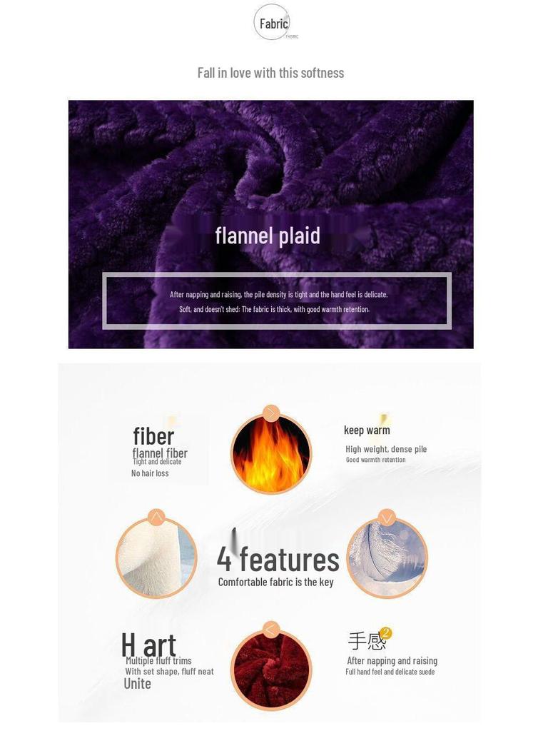 Flanell-Bademantel für Paare: Verdicktes, Überlanges, Übergrößen-Nachthemd für Männer und Frauen