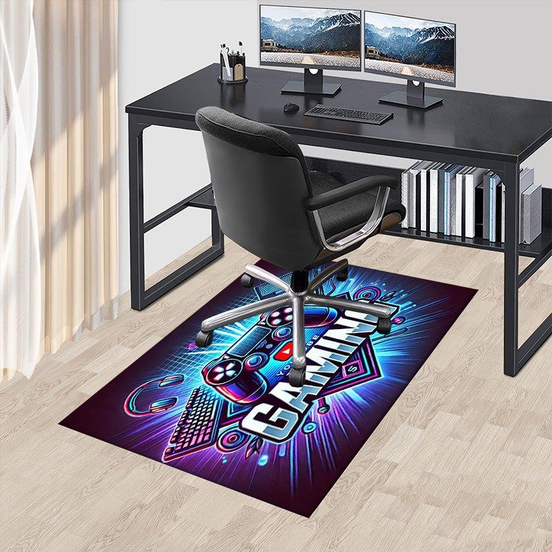 YouTube Gaming Controller SetOffice Mat Perfect for Home Decor Office Desk Chair Rugs Chair Carpet for office Polyester Chair Mat Gift For V