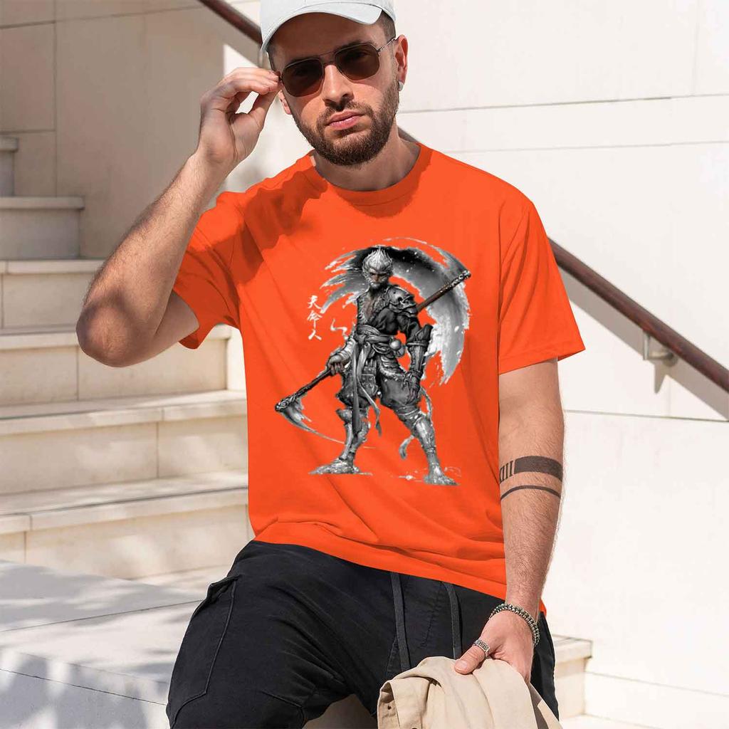 2026 New Model New Game Myth Wukong Print T Shirt Unisex Unisex Short Sleeve Tops Tees Summer Fashion Loose Casual Tshirt