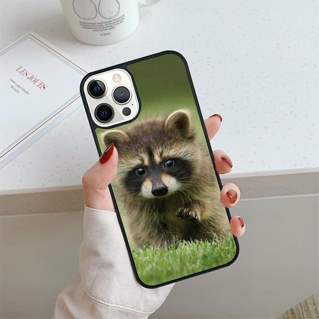 Raccoon Unique Design Phone Case For iPhone 17 Air 13 12 14 15 16  Cover For Apple 14 15 16 Pro Max Plus Coque