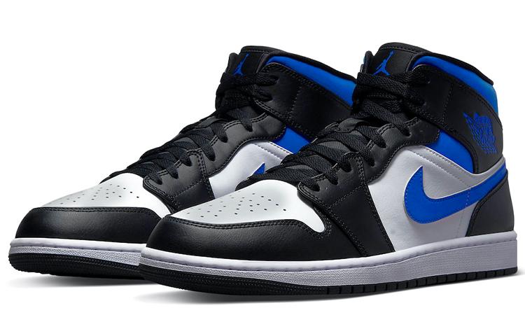 Jordan 1 Mid 'White Black Racer Blue' 554724-140