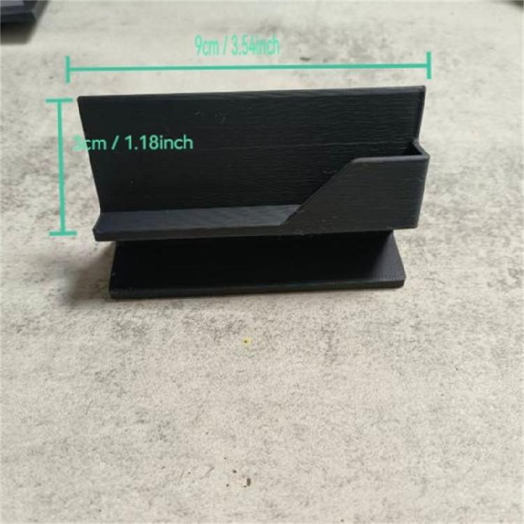 Desktop Plastic Business Card Organiser with Phone Stand Space Saving Card Stand For Corporate Event And Executives Use