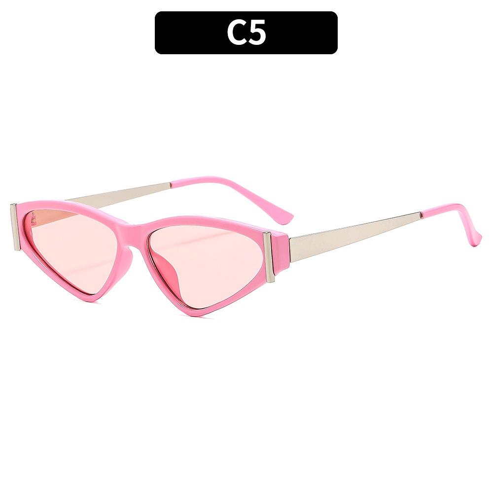 European And American New Triangle Fashion Trend Internet Celebrity Sunglasses Casual Outdoor High Sense Women'S Sunglasses Versatile Glasses