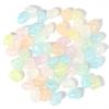 Acrylic Translucent Candy Color Heart & Star Beads, 100 Pieces/Pack, DIY Bracelets Small Pendants.