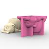 Creative Cats Planter Sturdy Silicone Mould Reusable Artistics Cement Cast Craft Supplies Accessory for Home and Garden