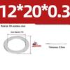 304 Stainless Steel Ultra-Thin Flat Washers - Available in Thickness: 0.1mm, 0.2mm, 0.3mm, 0.5mm